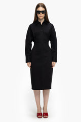 Contoured Shirt Dress