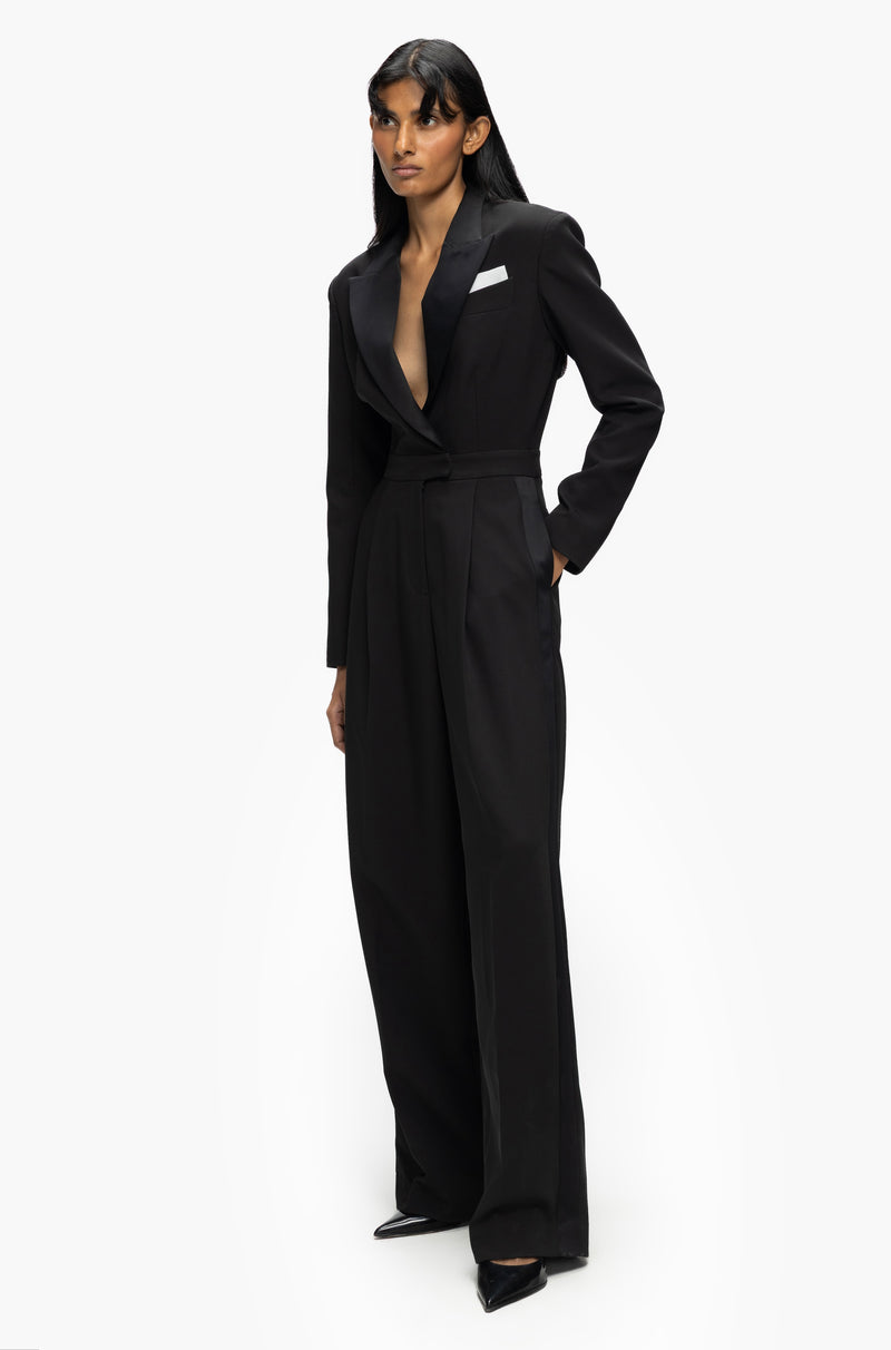 Tuxedo Jumpsuit