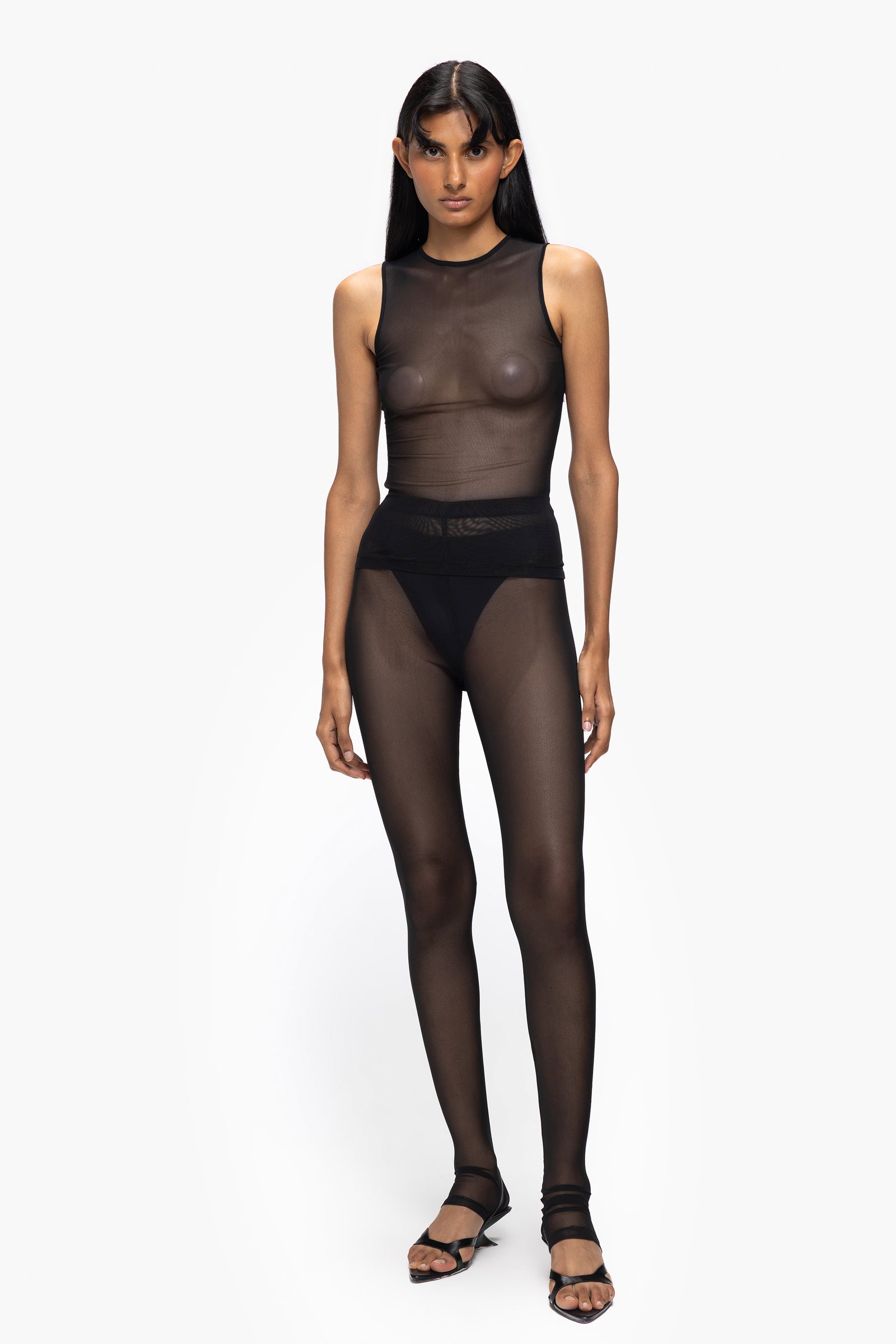 sheer leggings for dresses Black Sheer Legging – Qua