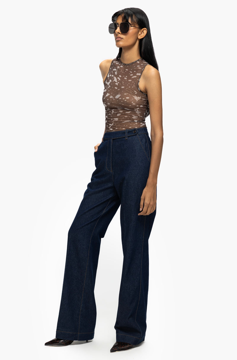 Sheer Denim Set