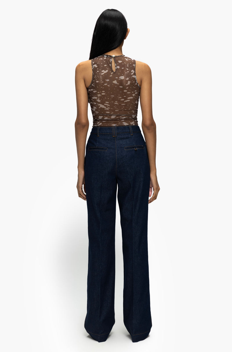 Sheer Denim Set