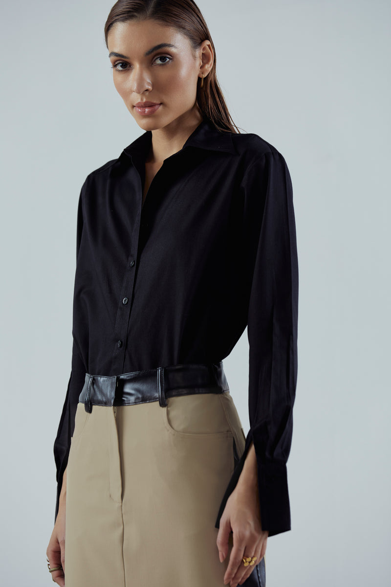 Convertible Wrap Shirt