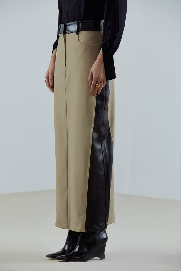 Panelled Maxi Skirt