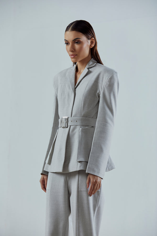 Hourglass Belted Suit