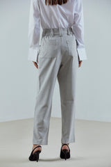 Elasticated Tapered Trousers