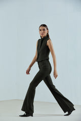 Flared Tailored Trousers