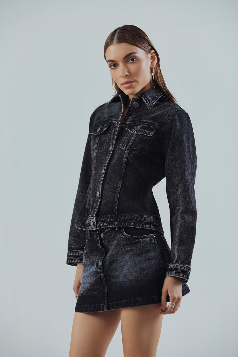 Panelled Denim Jacket