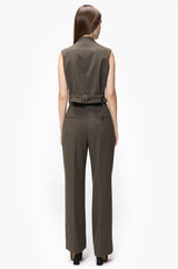 Tailored Straight-Leg Trousers