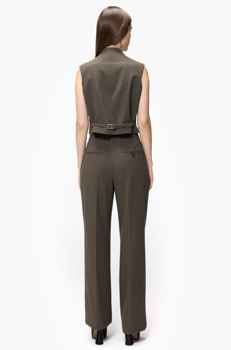 Tailored Straight-Leg Trousers