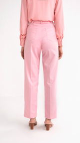 Pleated Straight Trousers