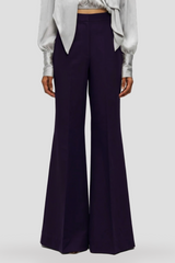 Creased Flare Trousers