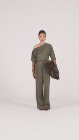 Oversized Fur Clutch