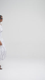 Asymmetrical Snake Dress