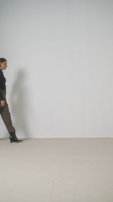 Elasticated Tapered Trousers