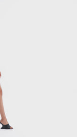 Frayed Pleated Mini Dress
