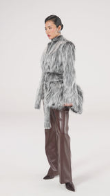 Oversized Fur Clutch