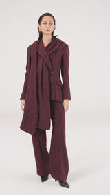 Modular Wool Scarf Suit