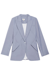 Stretch Wool Tailored Blazer