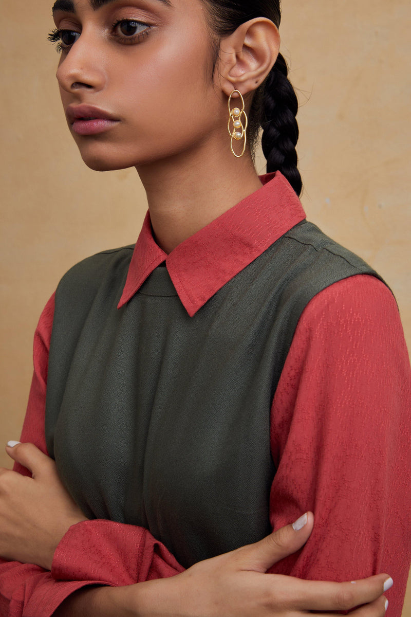 Three Pearl Pin Earrings - Jewelry - Qua