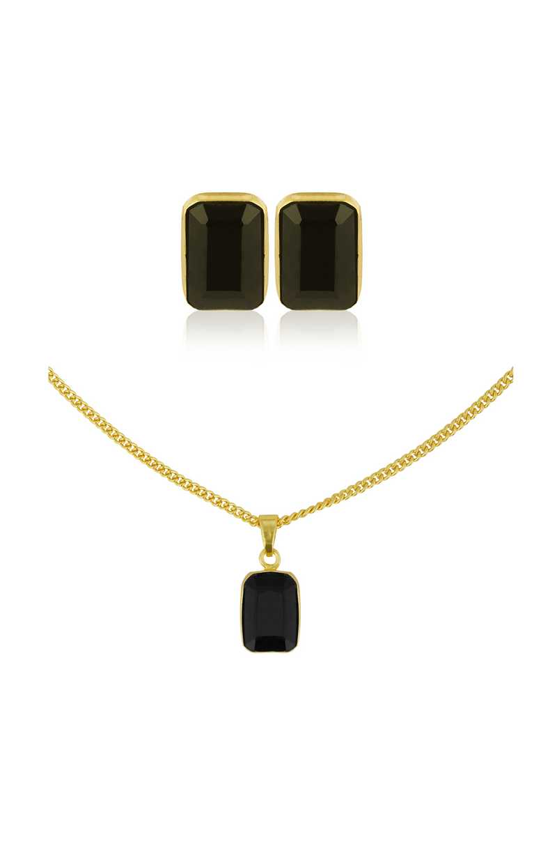 Black Onyx Jewellery Set