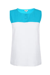 Two-Toned Sleeveless Top