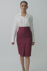 Tailored Straight Skirt