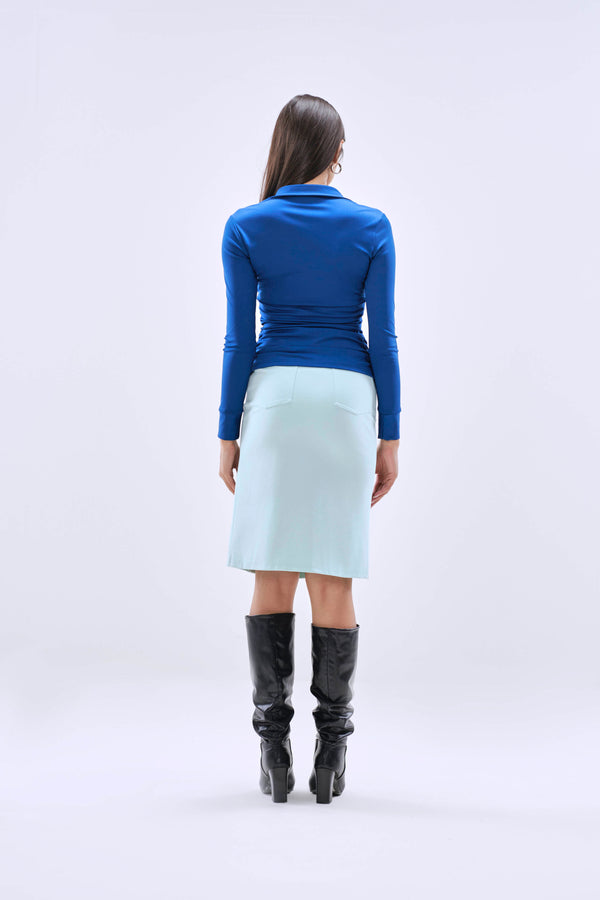 Wrap Ponte Skirt