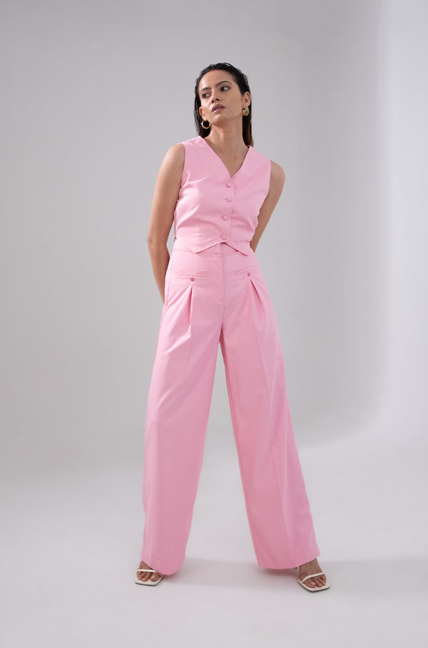 Blush Wide-Leg Set