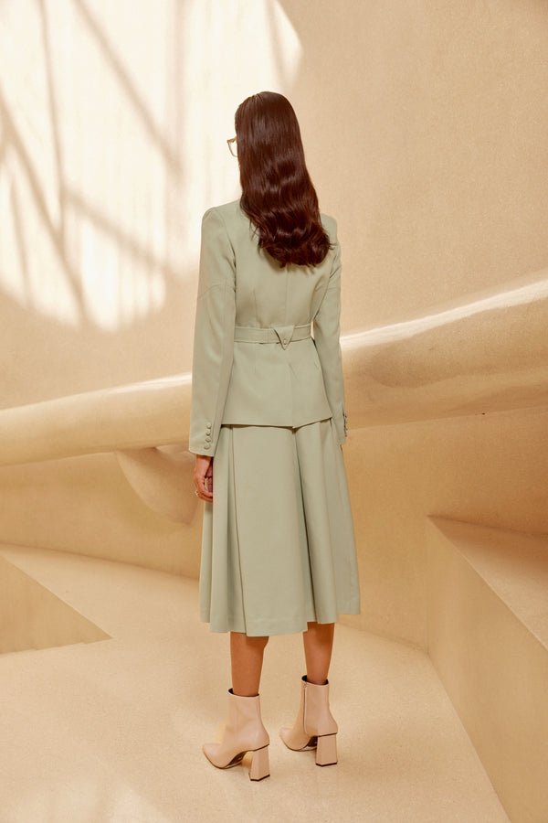 Sage Skirt Suit