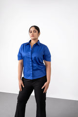 Ruched Sleeved Shirt - Shirt - Qua