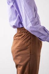Elasticated Straight Trousers - Trousers - Qua