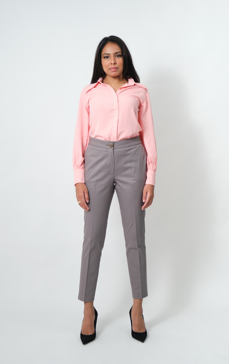 Smart crop trousers outlet