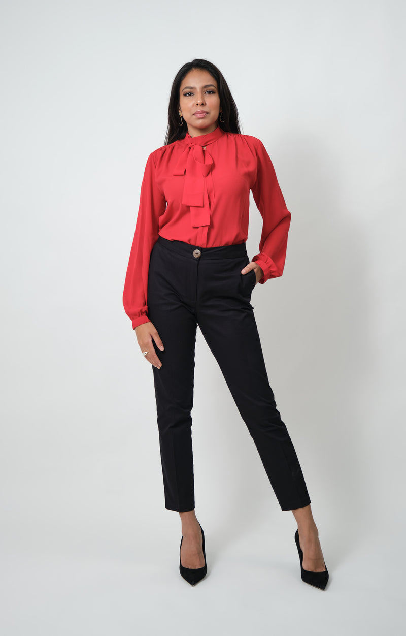 Smart Cotton Crop Trousers