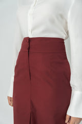 Tailored Straight Skirt
