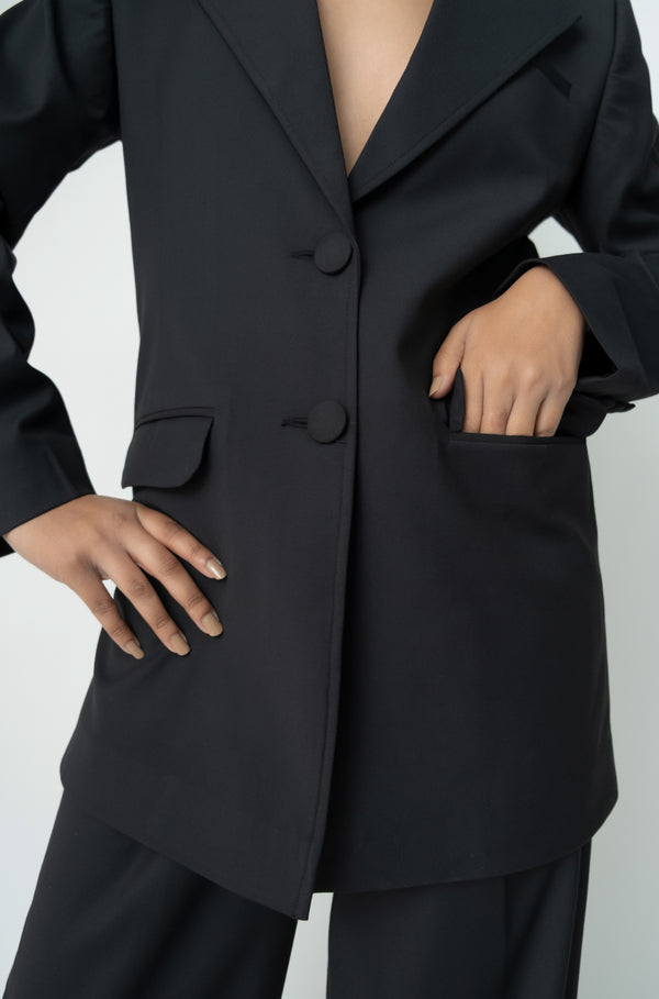 Ebony Oversized Suit